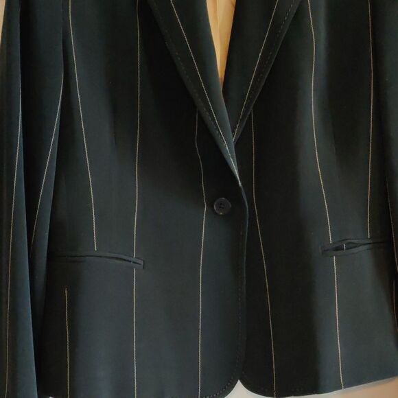 ⚓✔️Vintage Pinstriped Valerie Stevens Blazer - Picture 2 of 5